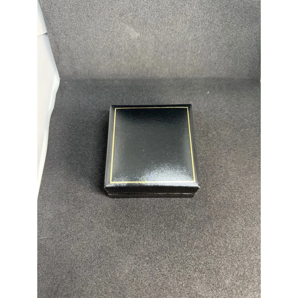 Michaela Frey Wien Enamel Cufflinks Vintage Gold Tone Rectangular original‎ Box